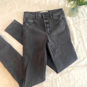 Abercrombie and Fitch button up skinny jeans